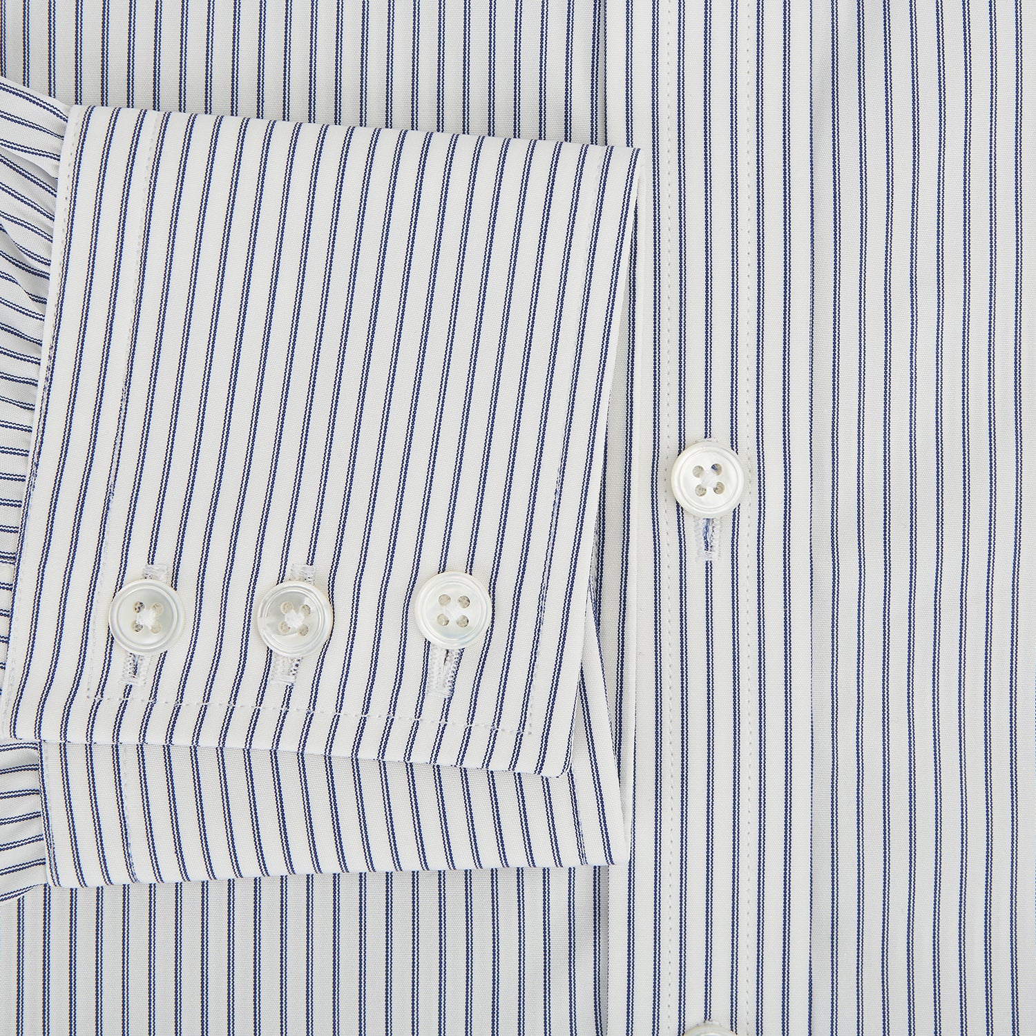 View 4 of product Navy Pair Stripe Mayfair Shirt 16