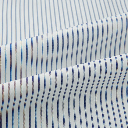 SHIRTS RF NEW T&A COLLAR 3BC WHITE W/ NAVY BLU STR Image 5