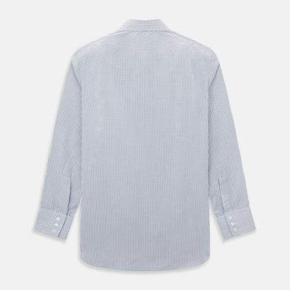 SHIRTS RF NEW T&A COLLAR 3BC WHITE W/ NAVY BLU CHK Image 2