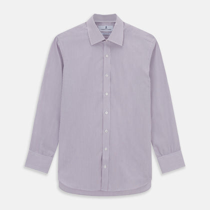 Purple Pinstripe Mayfair Shirt