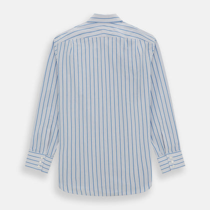 Blue Multi Track Stripe Mayfair Shirt Image 4