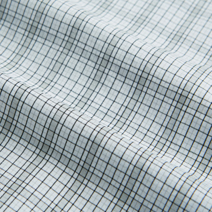 Grey Fine Multi Graph Check Mayfair Shirt Image 4