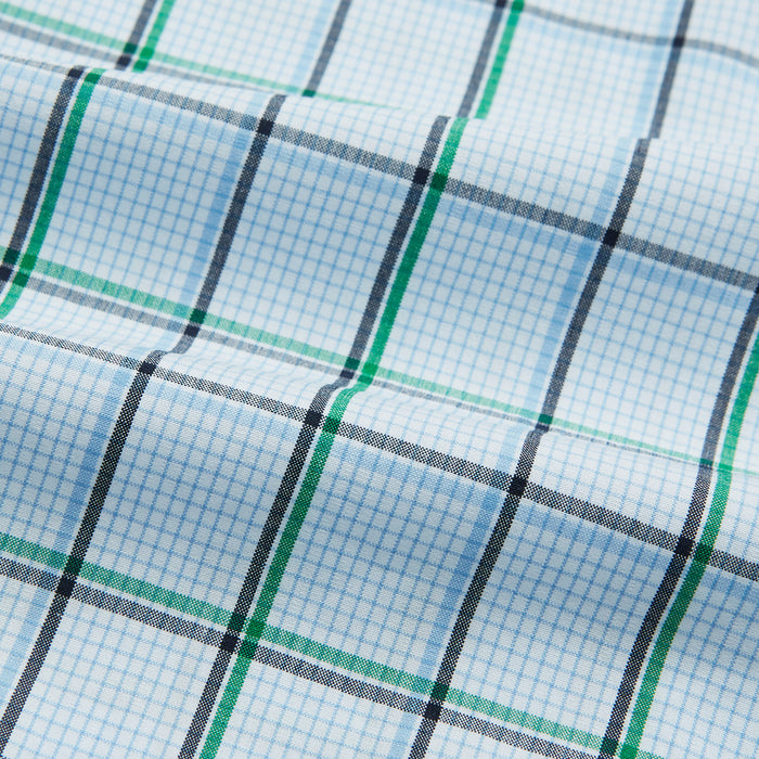 Blue and Green Tattersall Check Pyjama Trousers Image 4
