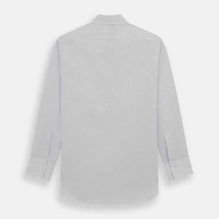 Blue Pencil Stripe Mayfair Shirt Image 4