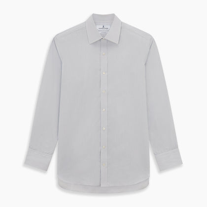 Blue Pencil Stripe Mayfair Shirt Image 5