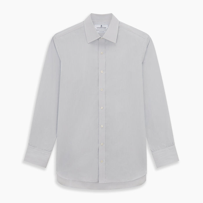 Blue Pencil Stripe Mayfair Shirt Image 5