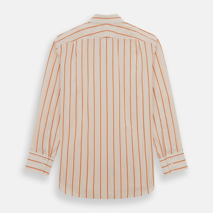 Orange Track Stripe Mayfair Shirt Image 4