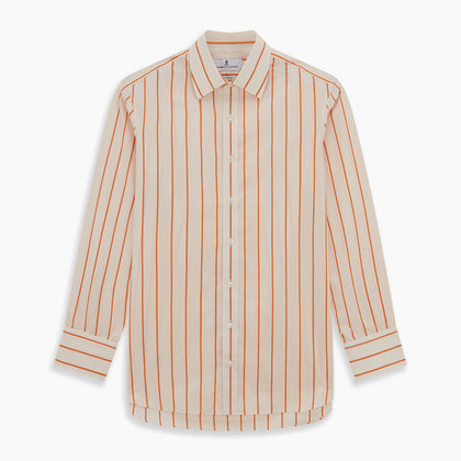 Orange Track Stripe Mayfair Shirt Image 5
