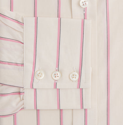 Pink Track Stripe Mayfair Shirt Image 2