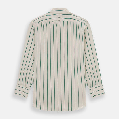 Green Track Stripe Mayfair Shirt Image 4