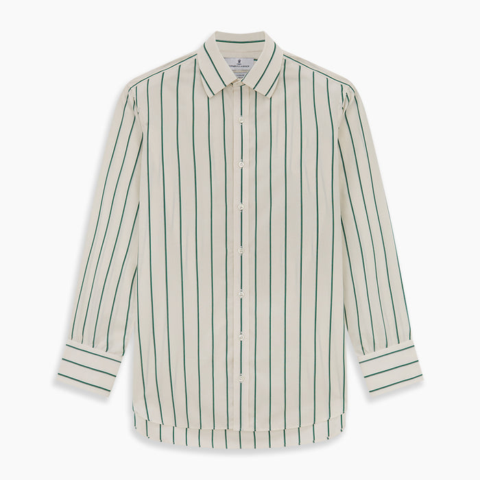 Green Track Stripe Mayfair Shirt Image 5