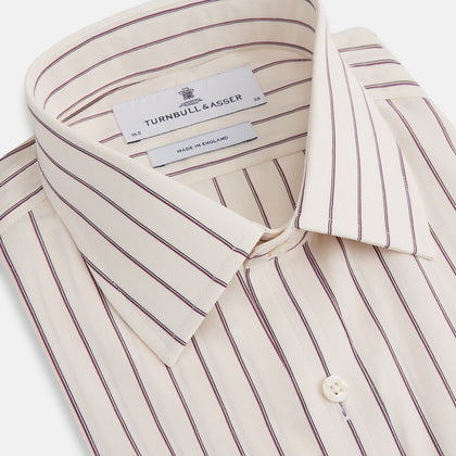 Purple Halo Stripe Mayfair Shirt Image 1