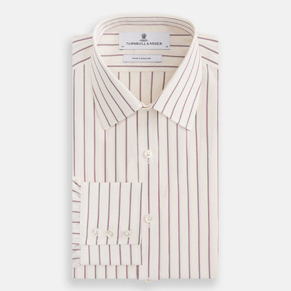 Purple Halo Stripe Mayfair Shirt Image 3