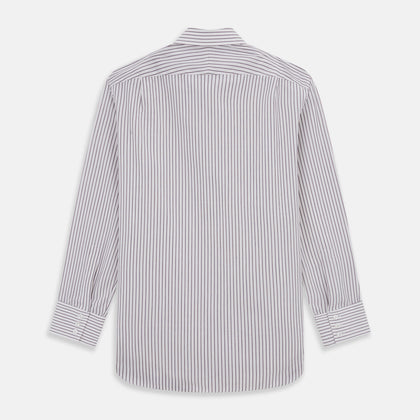 Purple Track Stripe Mayfair Shirt Image 4