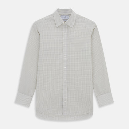 Pale Blue Graph Check Mayfair Shirt