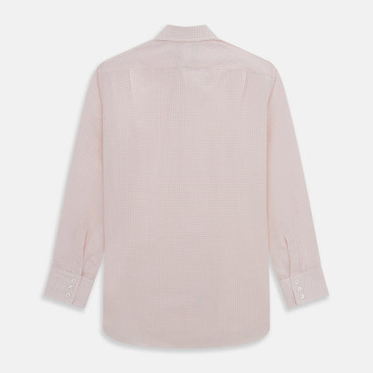Pink Graph Check Mayfair Shirt Image 4