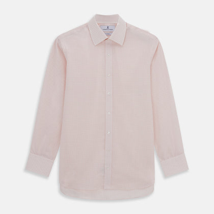 Pink Graph Check Mayfair Shirt