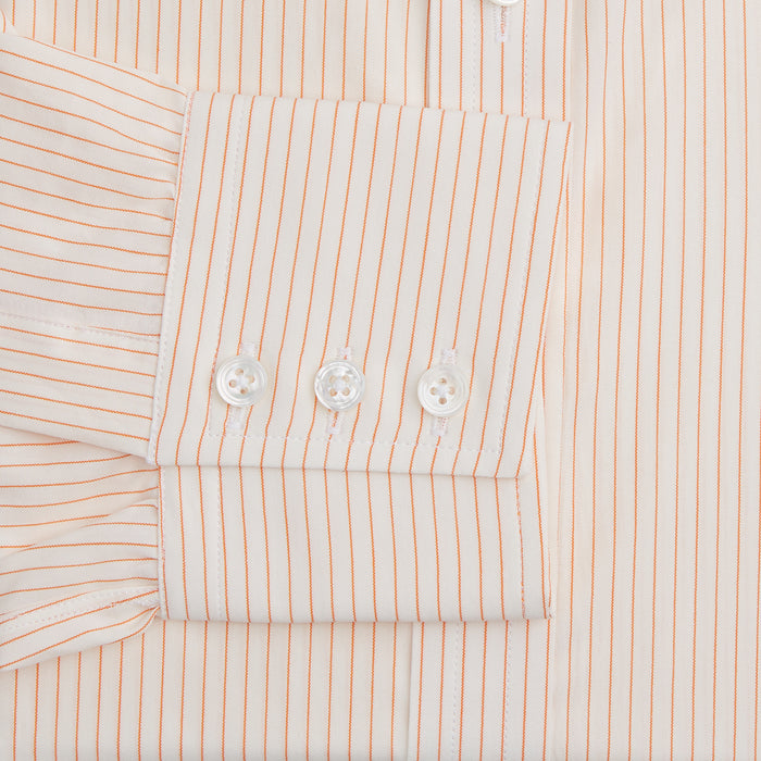 Orange Pinstripe Mayfair Shirt Image 2