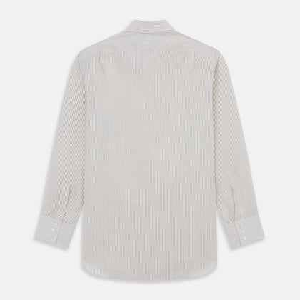 Purple Pinstripe Mayfair Stripe Shirt Image 4