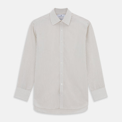 Purple Pinstripe Mayfair Stripe Shirt