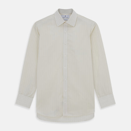 Pale Blue Fine Track Stripe Mayfair Shirt