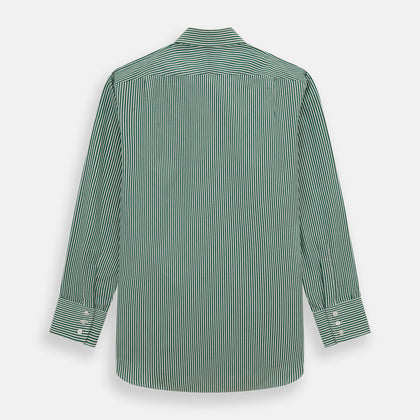 Dark Green Bengal Stripe Mayfair Shirt Image 4