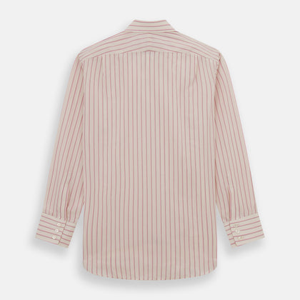 Pink Fine Track Stripe Mayfair Shirt Image 4