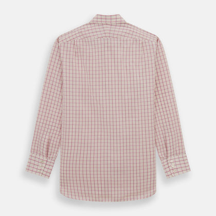 Pink Shadow Check Mayfair Shirt Image 4
