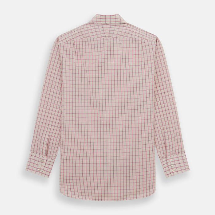 Pink Shadow Check Mayfair Shirt Image 4