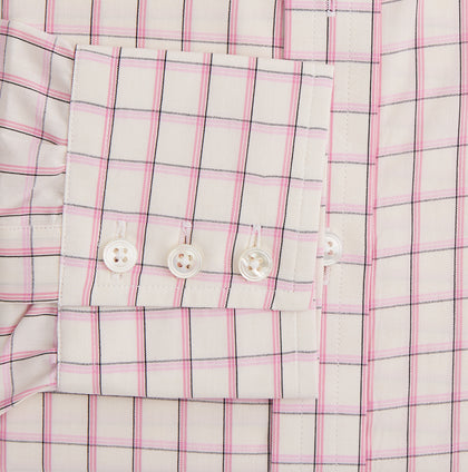 Pink Shadow Check Mayfair Shirt Image 2