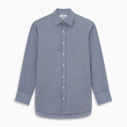 Blue Pencil Stripe Mayfair Shirt Image 5