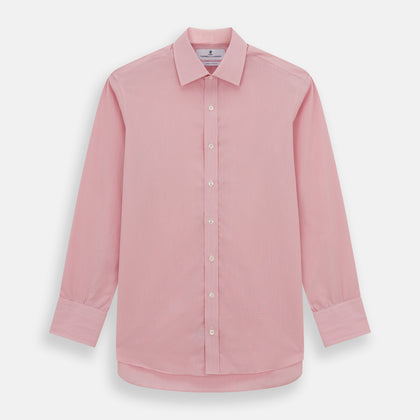 Pink Fine Stripe Mayfair Shirt Image 1