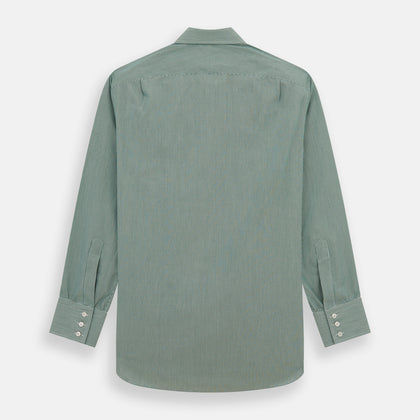 Green Fine Stripe Mayfair Shirt Image 4