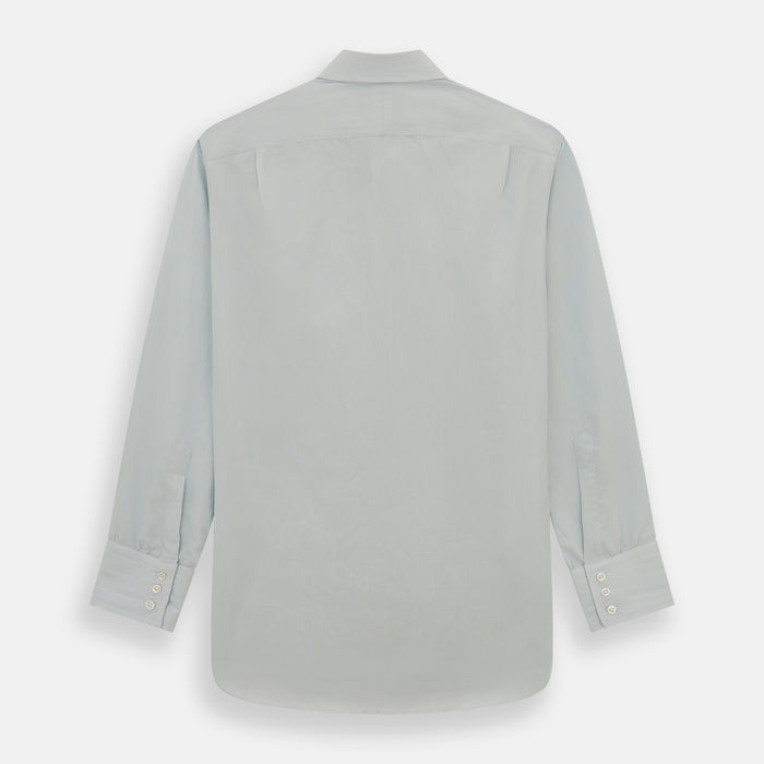Pale Blue Pencil Stripe Mayfair Shirt Image 2