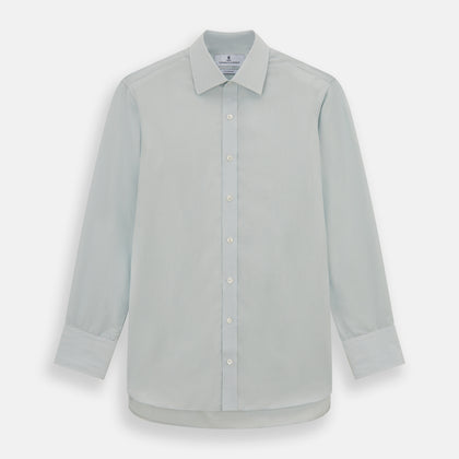 Pale Blue Pencil Stripe Mayfair Shirt