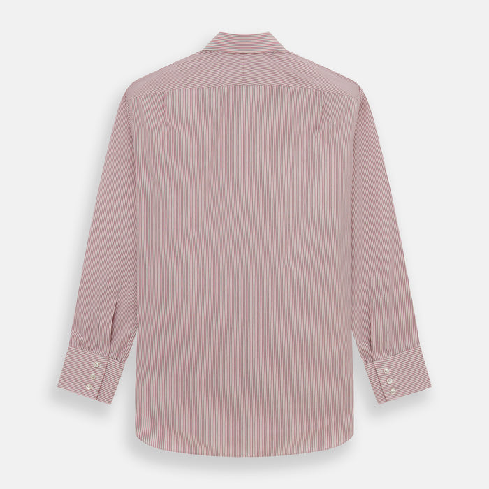 Pink Fine Shadow Stripe Mayfair Shirt Image 4