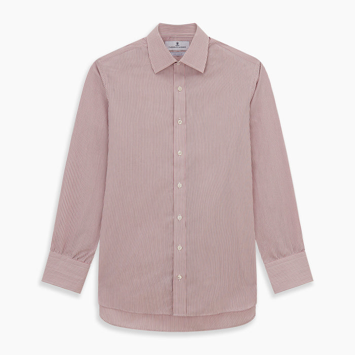 Pink Fine Shadow Stripe Mayfair Shirt Image 5
