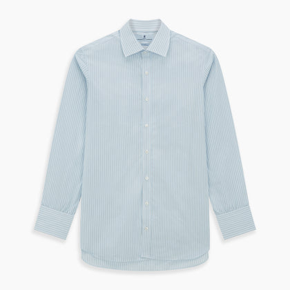 Blue Multi Pinstripe Mayfair Shirt Image 6