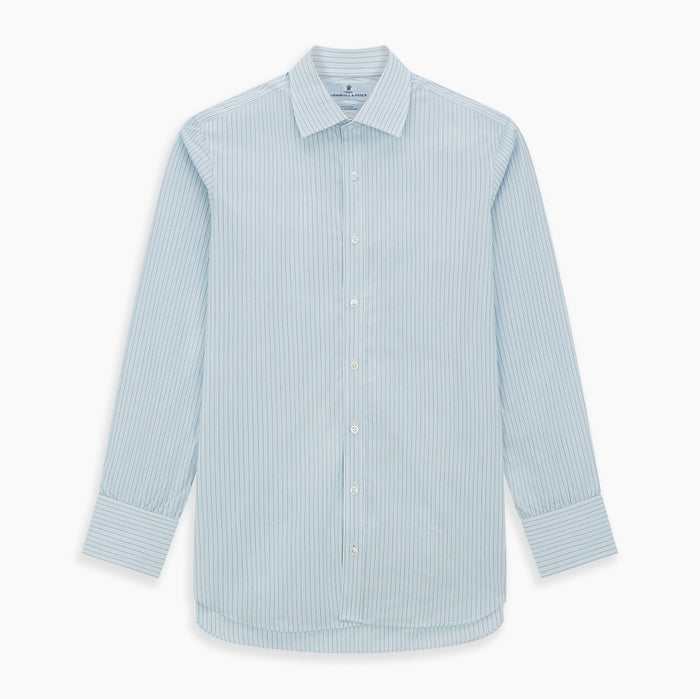 Blue Multi Pinstripe Mayfair Shirt Image 6