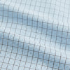 View 5 of product The Blue Multi Graph Check Mayfair Shirt by Turnbull & Asser features long sleeves, a classic T&A collar, chest pocket, and is crafted from breathable cotton, shown on a white background.
