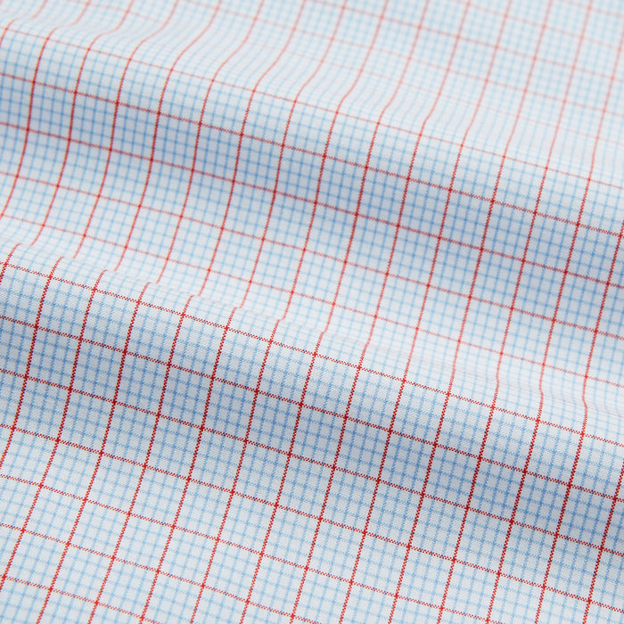 Red Multi Graph Check Mayfair Shirt Image 4