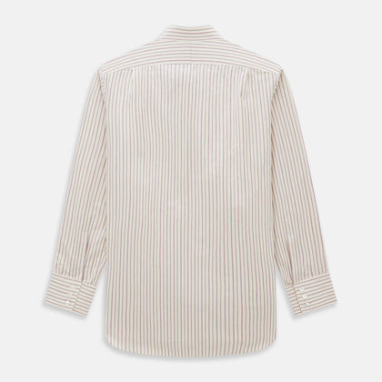 Pink Double Stripe Mayfair Shirt Image 4