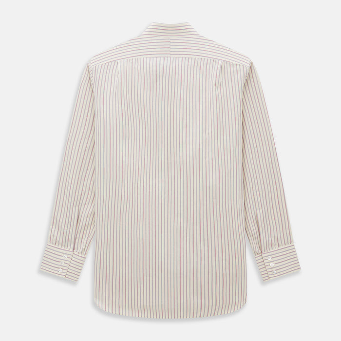 Pink Double Stripe Mayfair Shirt Image 4