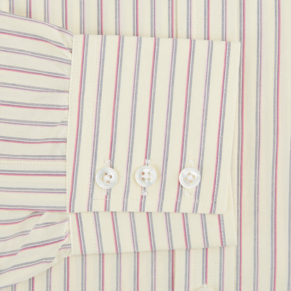 Pink Double Stripe Mayfair Shirt Image 2