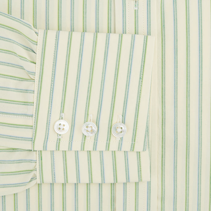 Green Double Stripe Mayfair Shirt Image 2