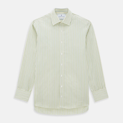 Green Double Stripe Mayfair Shirt