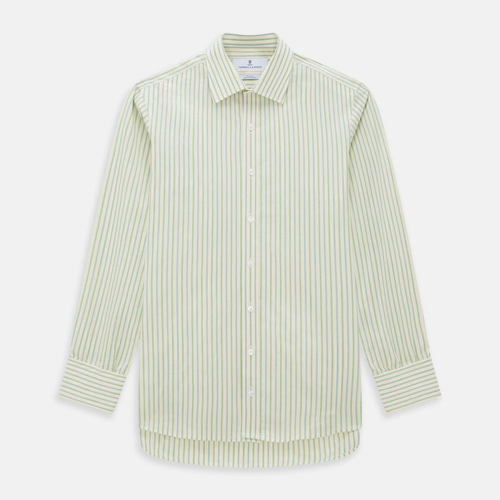 Green Double Stripe Mayfair Shirt