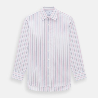 Pink and Blue Multi Stripe Mayfair Shirt