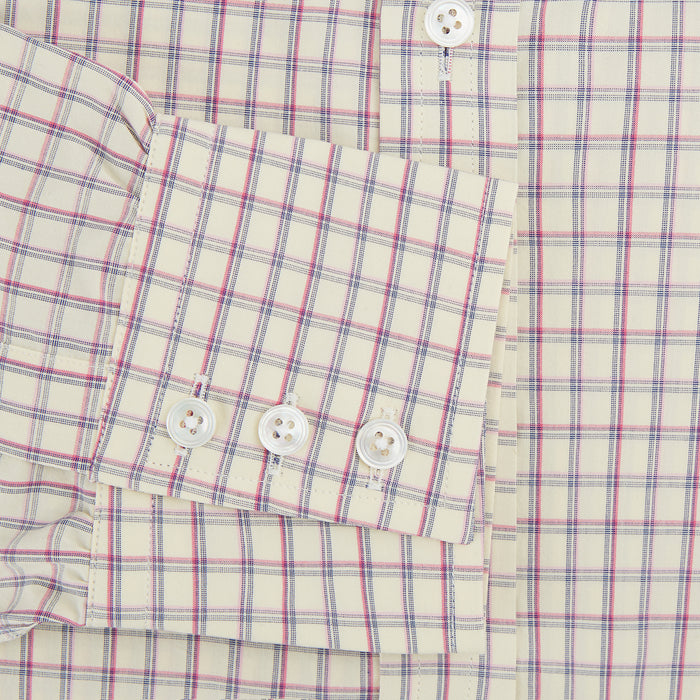 Pink Multi Check Mayfair Shirt Image 2