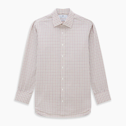 Pink Multi Check Mayfair Shirt Image 5